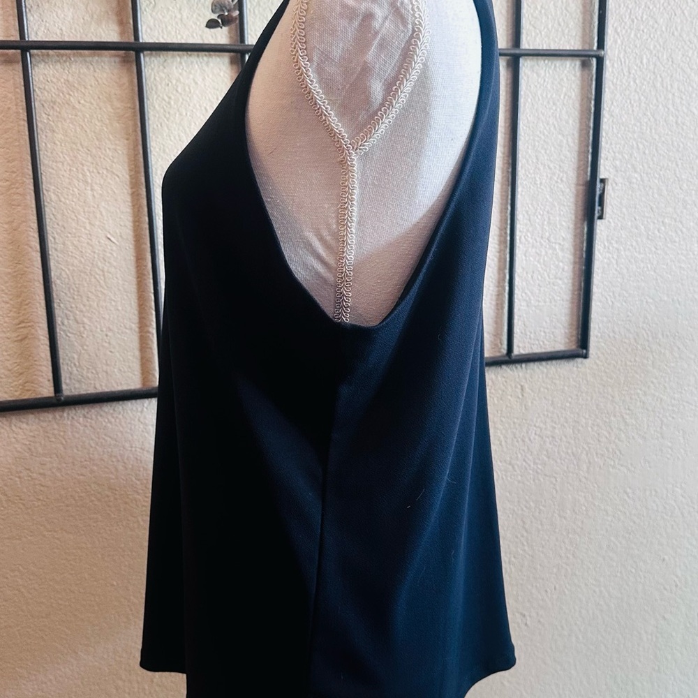 Ann Taylor Black Relaxed Tank Top - Picture 3 of 6